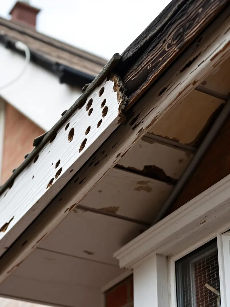 Before - Soffit Board Replacement