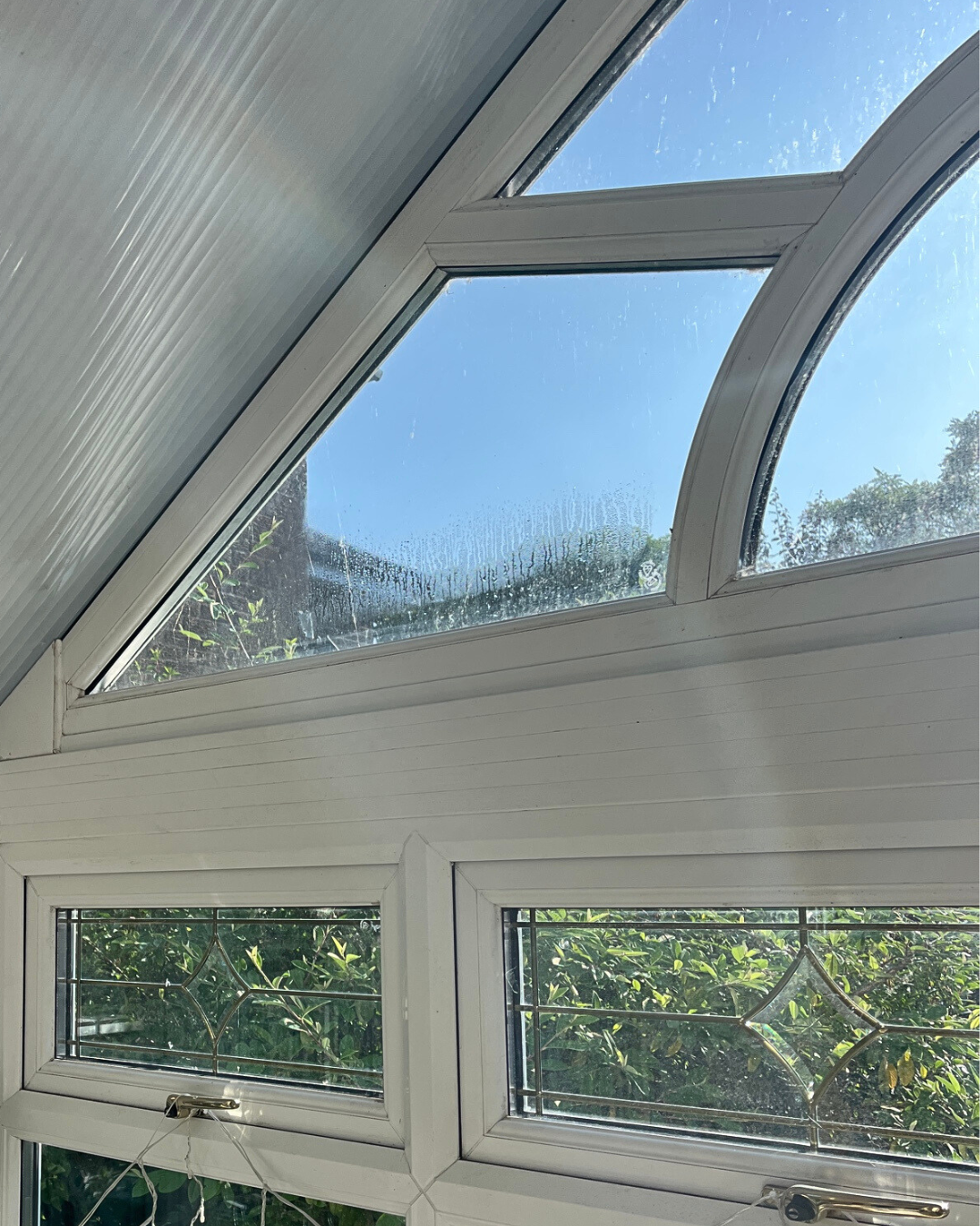 Before - Conservatory Glass