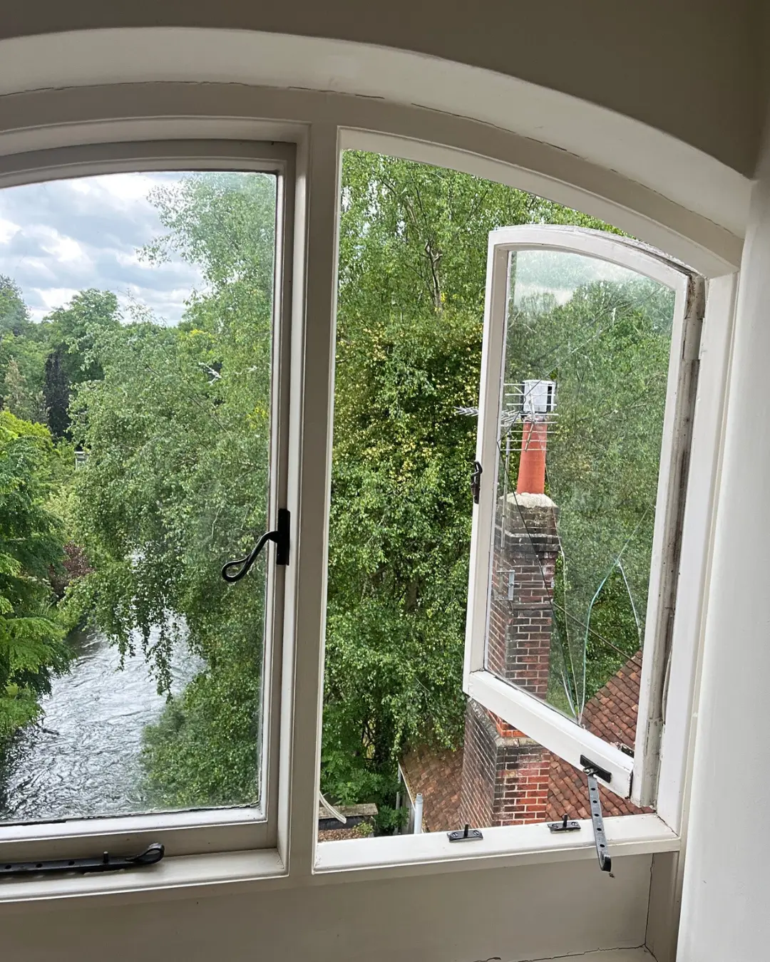Before - Wooden Sash Replacement